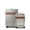 Ensemble voyage - Moyenne valise d'enregistrement + valise de cabine affogato