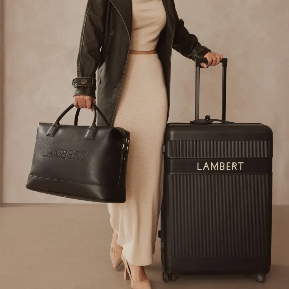 Ensemble voyage - Valise d’enregistrement + Sac de voyage noir
