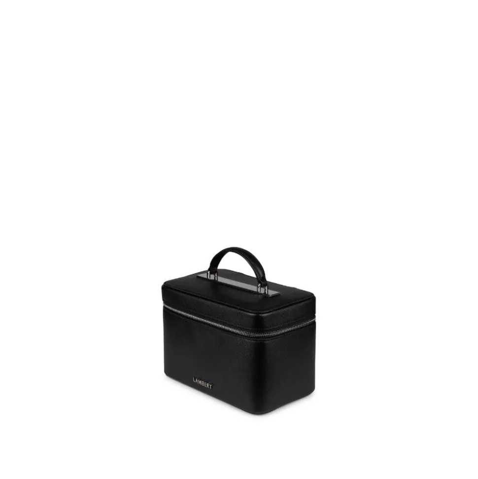 La Bella - Trousse à maquillage en cuir vegan noire