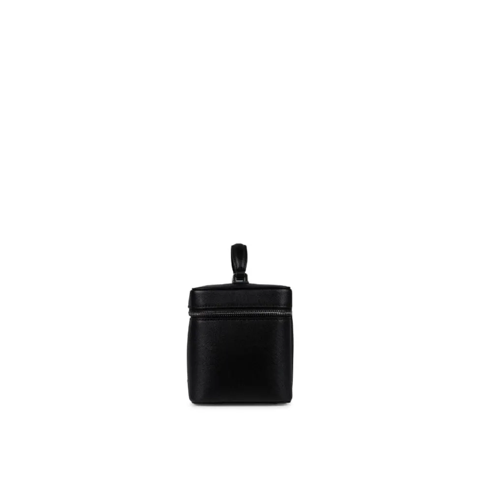 La Bella - Trousse à maquillage en cuir vegan noire