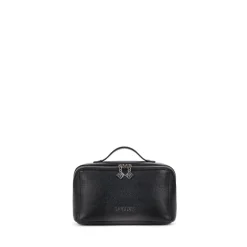 La Jolie - Trousse à maquillage en cuir vegan noire