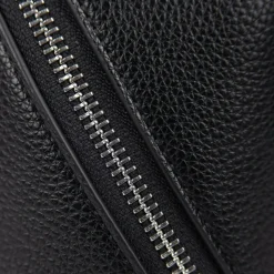 La Jolie - Trousse à maquillage en cuir vegan noire