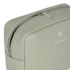 La Zoe - Trousse en cuir vegan sage