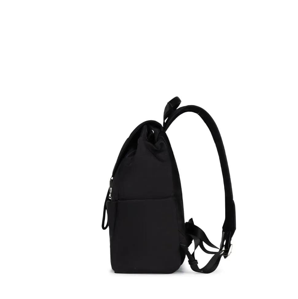 Le April - Sac à dos en nylon recyclé noir