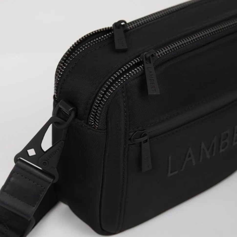 Le Ace - Sac à main à bandoulière en nylon recyclé noir