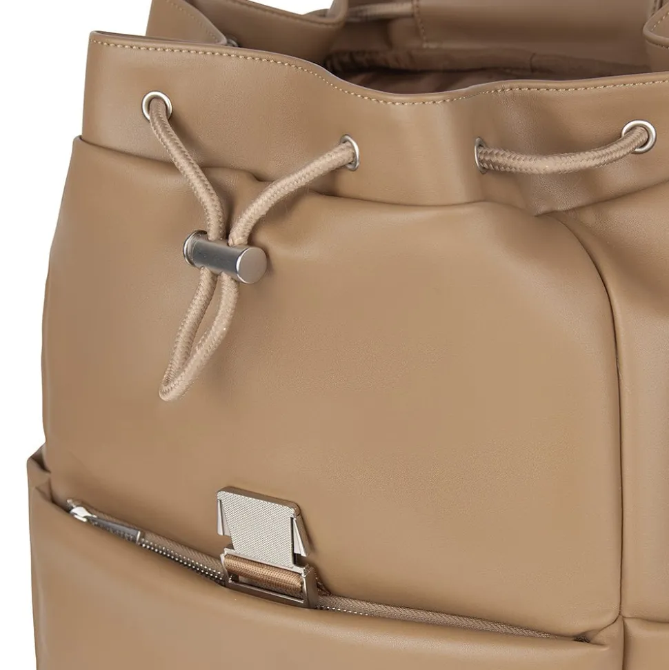 Le Averi - Sac à dos en cuir vegan recyclé puffy downtown