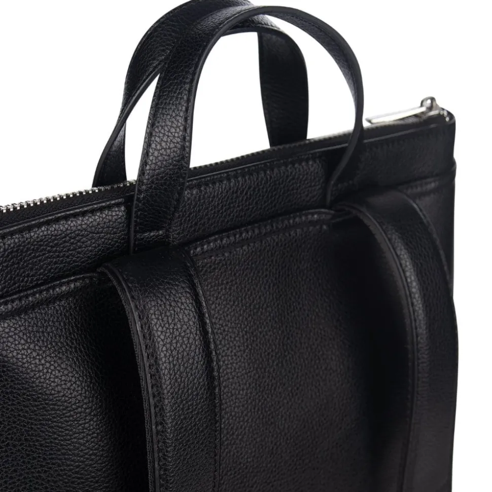 Le Billie - Sac à dos en cuir vegan noir recyclé