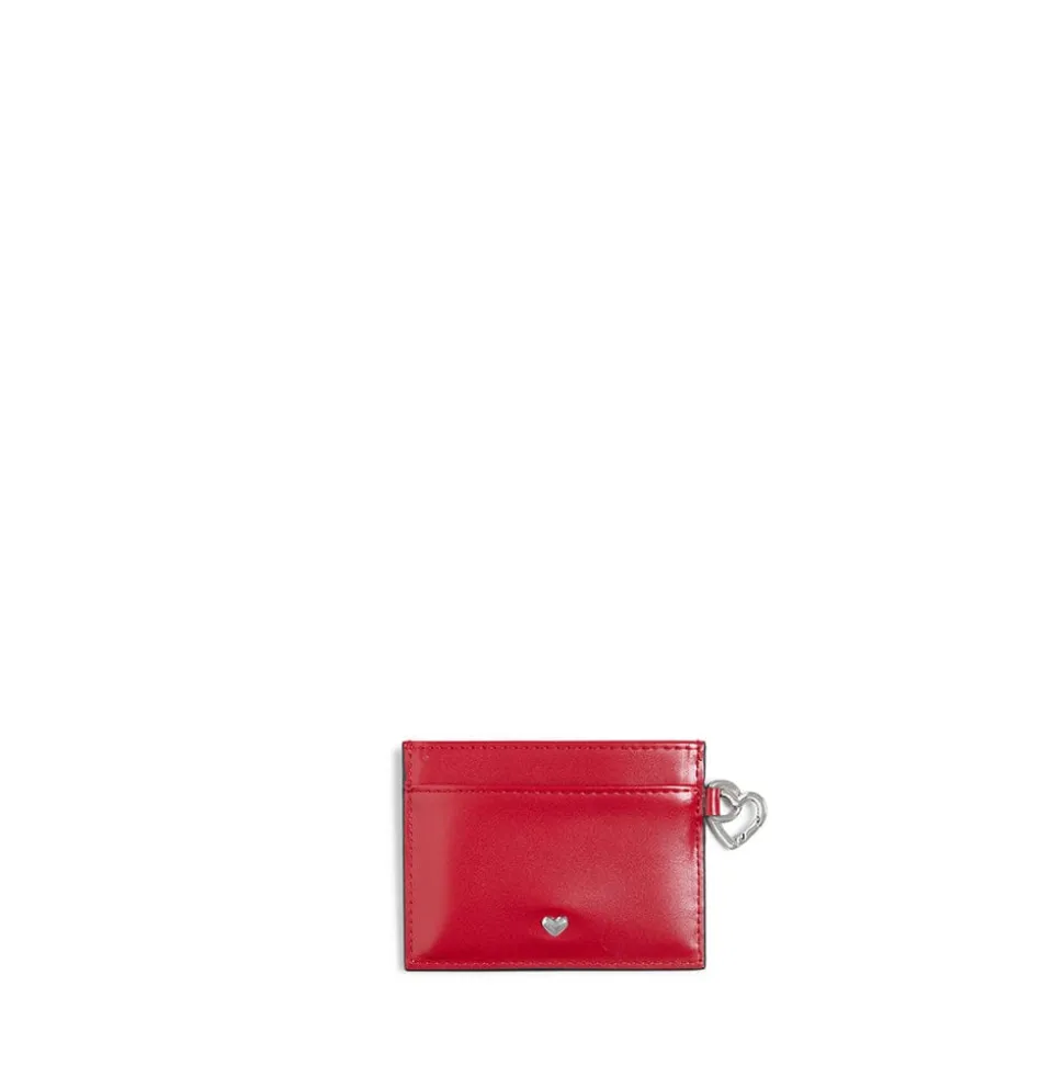 Le Bliss - Porte-cartes en cuir vegan ruby