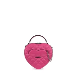 Le Cailli - Sac à main coeur 2-en-1 en cuir vegan wildrose