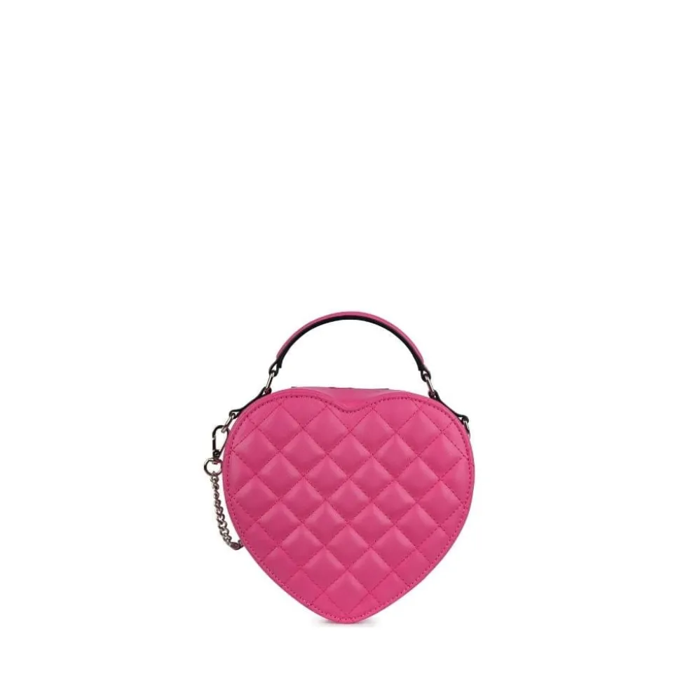 Le Cailli - Sac à main coeur 2-en-1 en cuir vegan wildrose