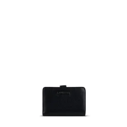 Le Carly - Portefeuille en cuir vegan noir