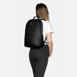 Le Charles - Sac à dos en cuir vegan noir