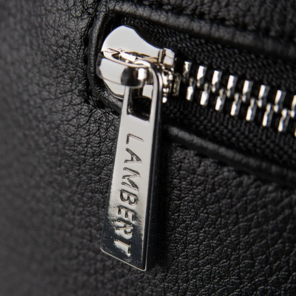 Le Charlie- Sac à main 3-en-1 en cuir vegan noir