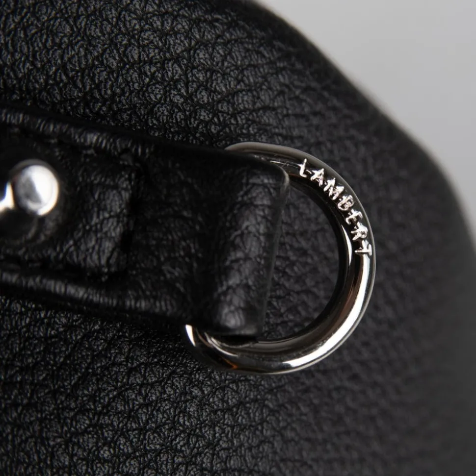Le Charlie- Sac à main 3-en-1 en cuir vegan noir