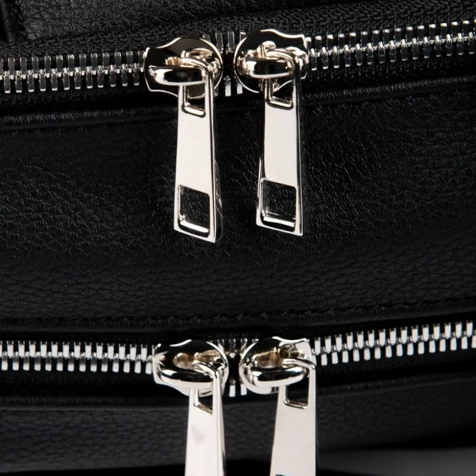 Le Charlotte - Sac à dos en cuir vegan noir