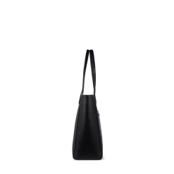 Le Claire - Sac fourre-tout en cuir vegan noir recyclé