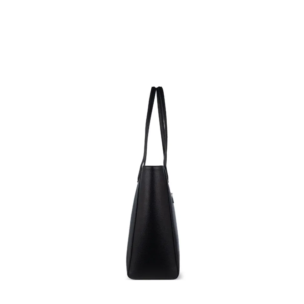 Le Claire - Sac fourre-tout en cuir vegan noir recyclé