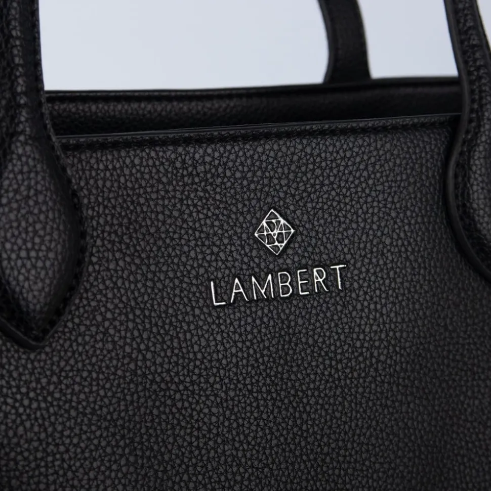 Le Claire - Sac fourre-tout en cuir vegan noir recyclé