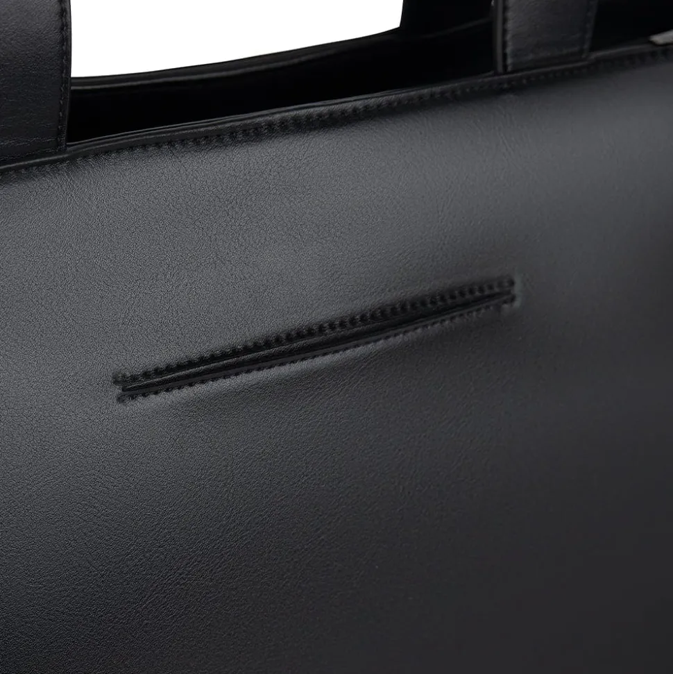 Le Danyka - Sac fourre-tout en cuir vegan noir
