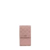 Le Delilah - Étui de téléphone à bandoulière en cuir vegan mystic pink
