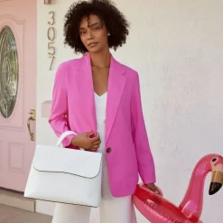 Le Elen - Sac à main 3-en-1 en cuir vegan coconut milk