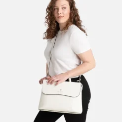 Le Elen - Sac à main 3-en-1 en cuir vegan coconut milk
