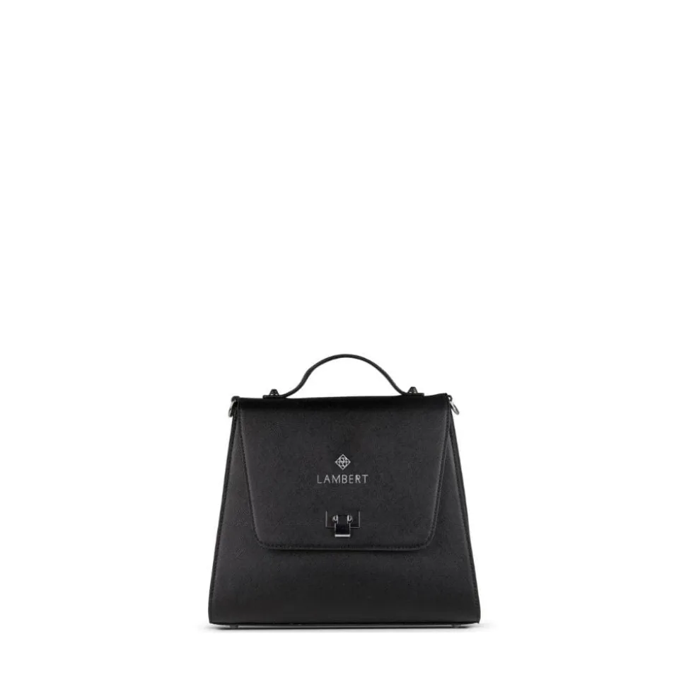 Le Elie - Sac à main 3-en-1 en cuir vegan noir