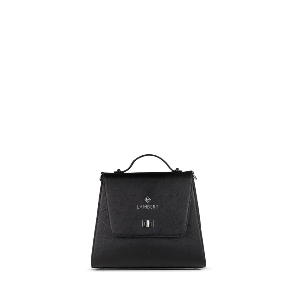 Le Elie - Sac à main 3-en-1 en cuir vegan noir