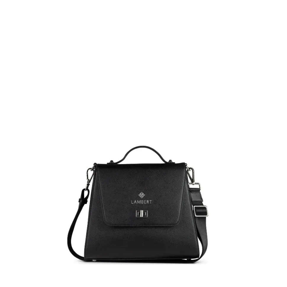 Le Elie - Sac à main 3-en-1 en cuir vegan noir
