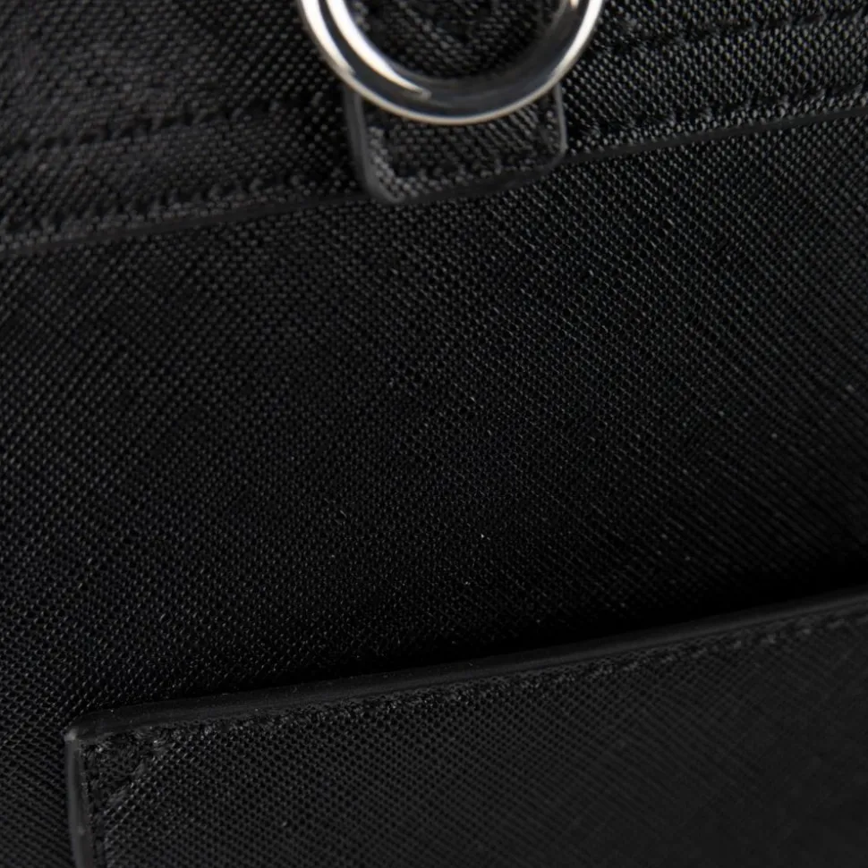 Le Elie - Sac à main 3-en-1 en cuir vegan noir