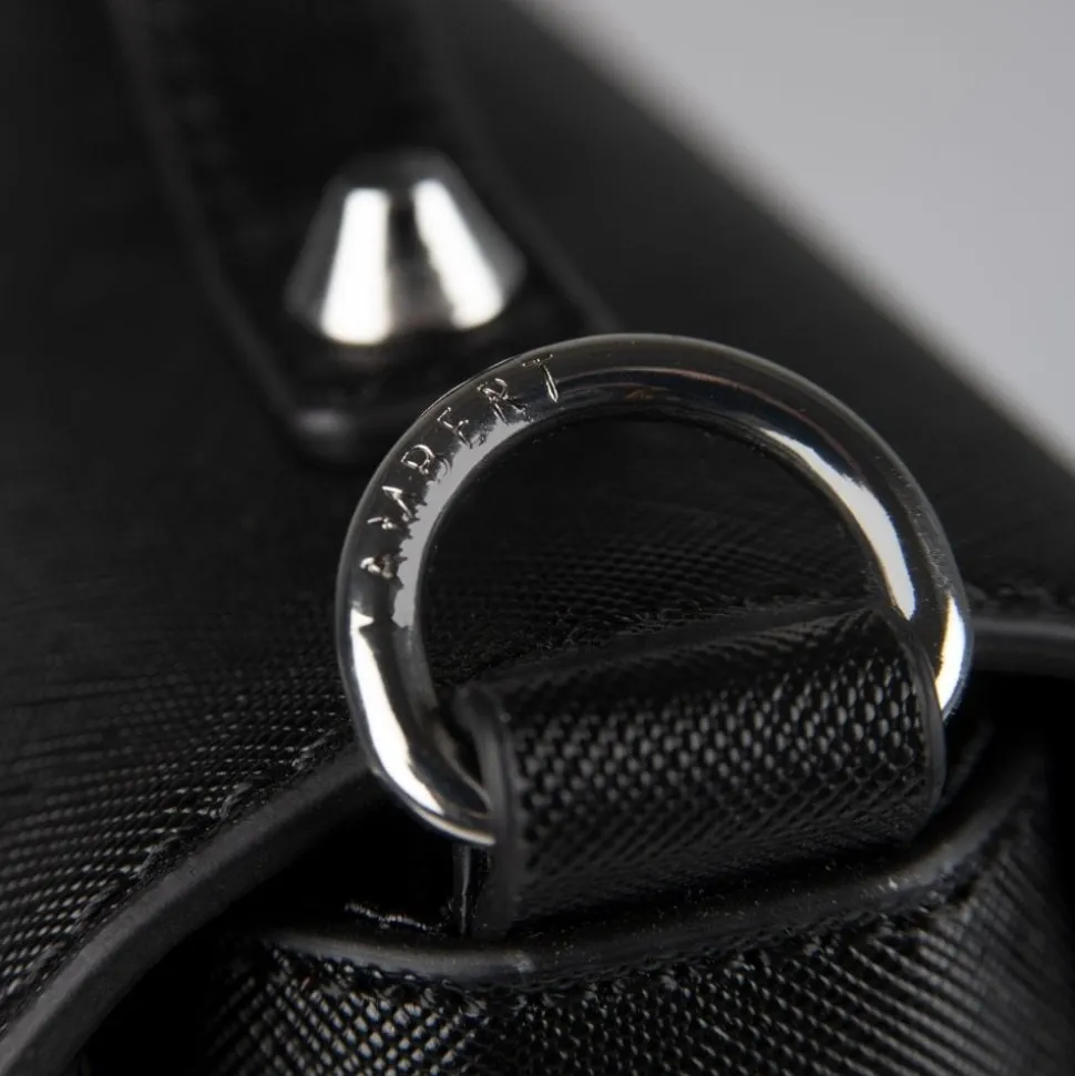 Le Elie - Sac à main 3-en-1 en cuir vegan noir