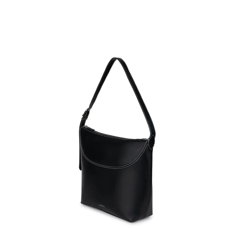 Le Elody - Sac fourre-tout en cuir vegan noir