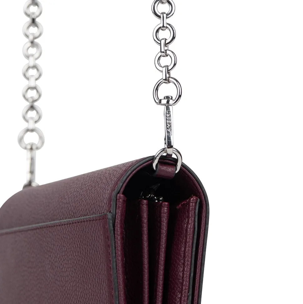 Le Felicia - Sac à main 2-en-1 en cuir vegan cabernet