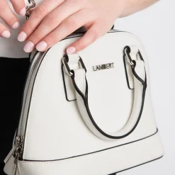 Le Heidi - Sac à main 2-en-1 en cuir vegan pearl