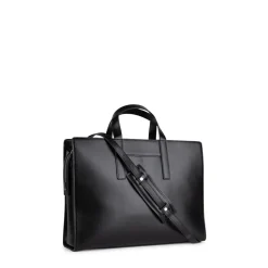 Le Helia - Malette 2-en-1 en cuir vegan recyclé noir