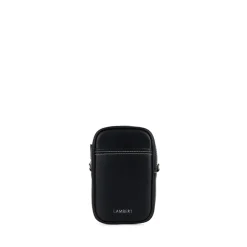 Le Izzy - Sac à bandoulière en cuir vegan noir