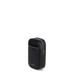 Le Izzy - Sac à bandoulière en cuir vegan noir