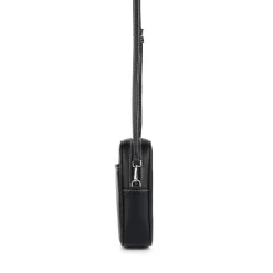 Le Izzy - Sac à bandoulière en cuir vegan noir