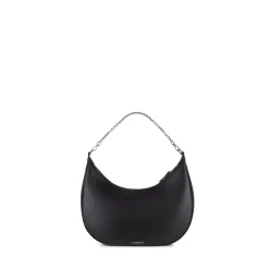 Le Jenny - Sac à main hobo en cuir vegan noir