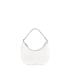 Le Jenny - Sac à main hobo en cuir vegan pearl