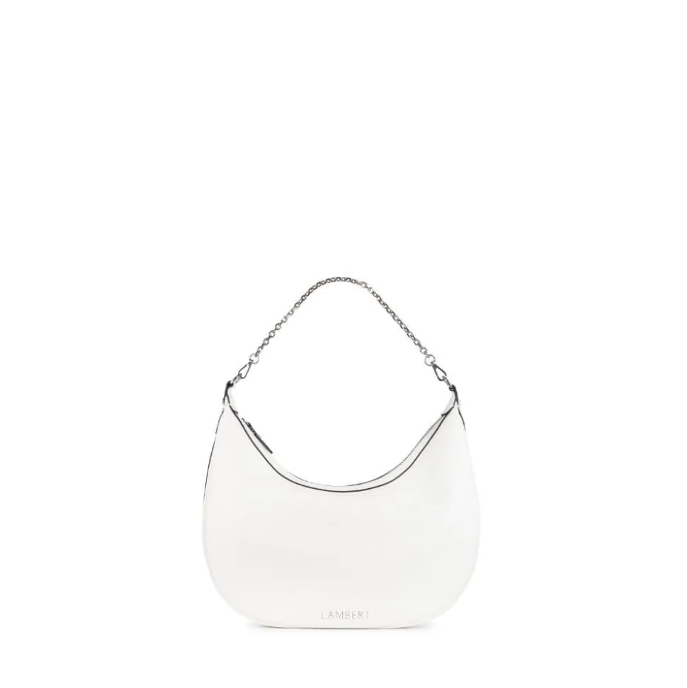 Le Jenny - Sac à main hobo en cuir vegan pearl