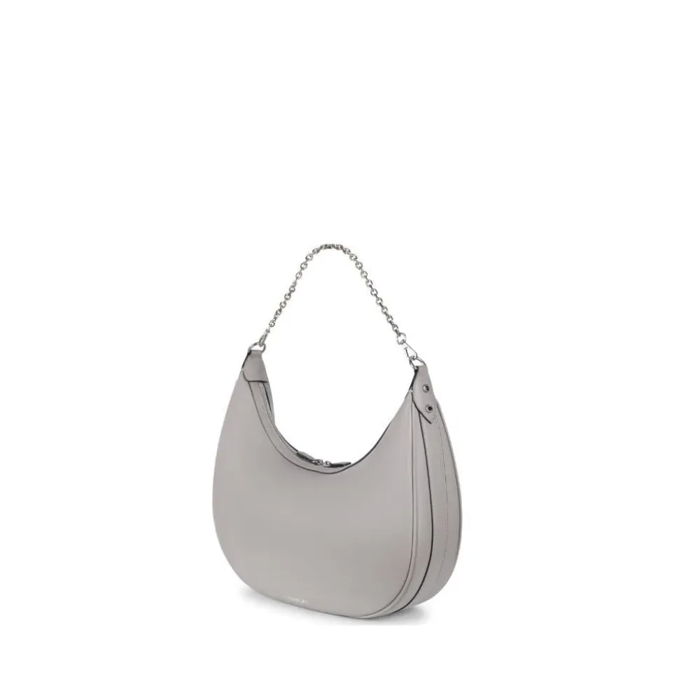Le Jenny - Sac à main hobo en cuir vegan ash