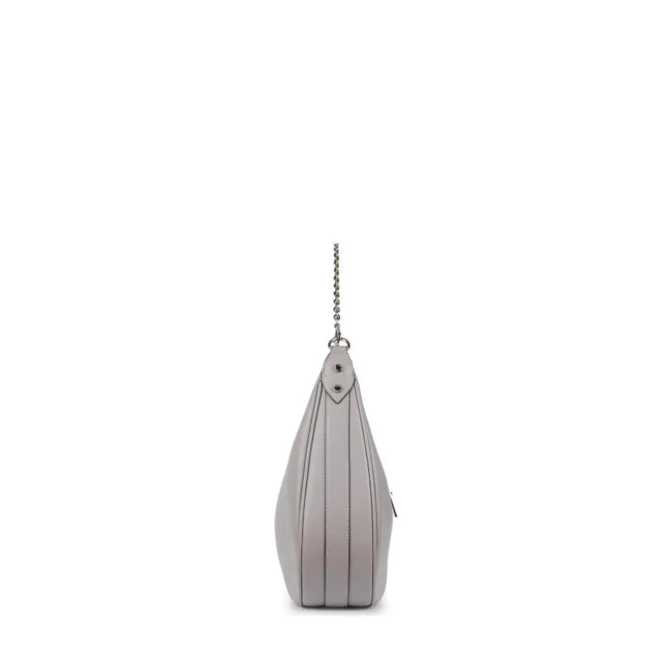 Le Jenny - Sac à main hobo en cuir vegan ash