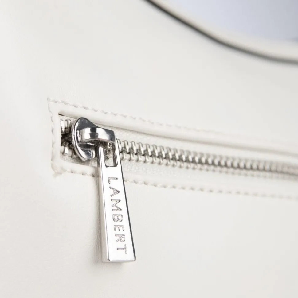 Le Jenny - Sac à main hobo en cuir vegan pearl