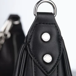 Le Jenny - Sac à main hobo en cuir vegan noir