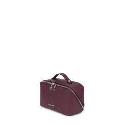 Le Jolie - Trousse à maquillage en cuir vegan cabernet