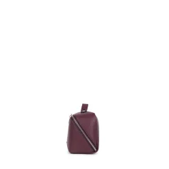 Le Jolie - Trousse à maquillage en cuir vegan cabernet