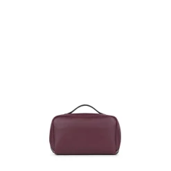 Le Jolie - Trousse à maquillage en cuir vegan cabernet