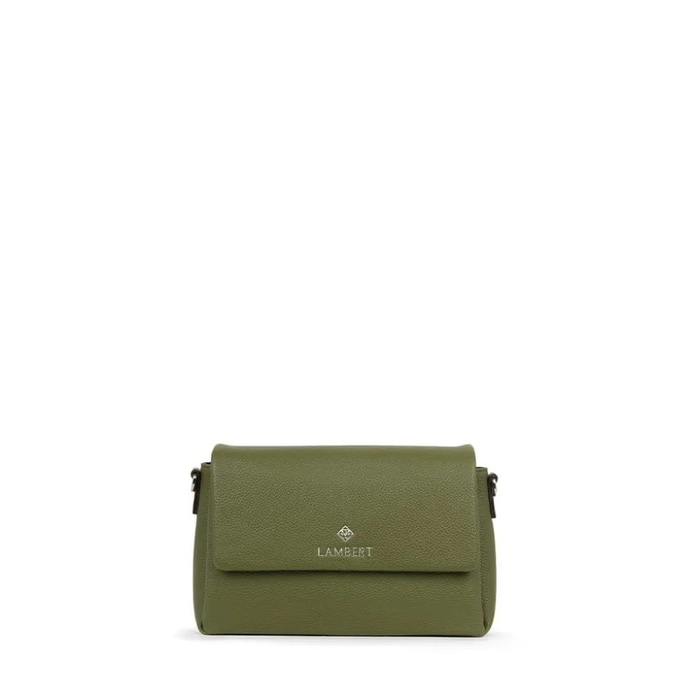 Le Judy - Sac à main bandoulière en cuir vegan olive
