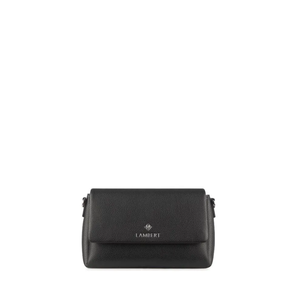 Le Judy - Sac à main bandoulière en cuir vegan noir recyclé